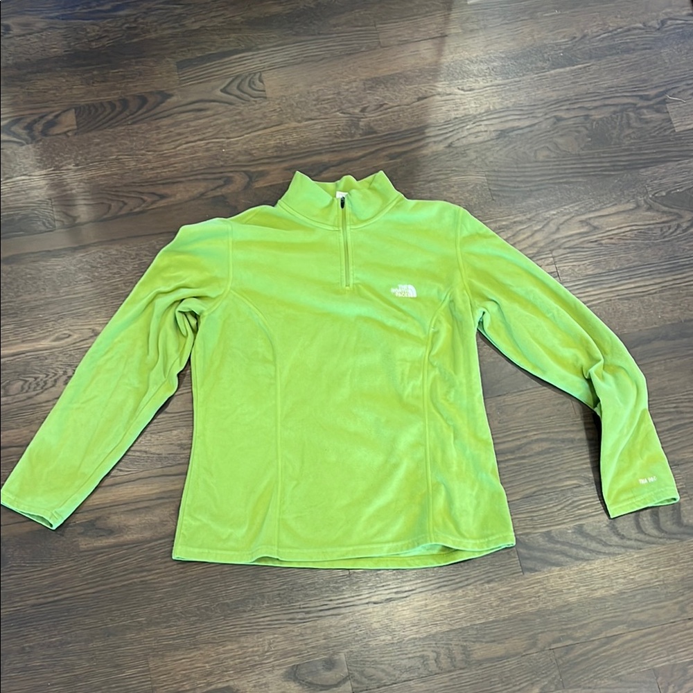 The North Face Green Fleece Quarter Zip